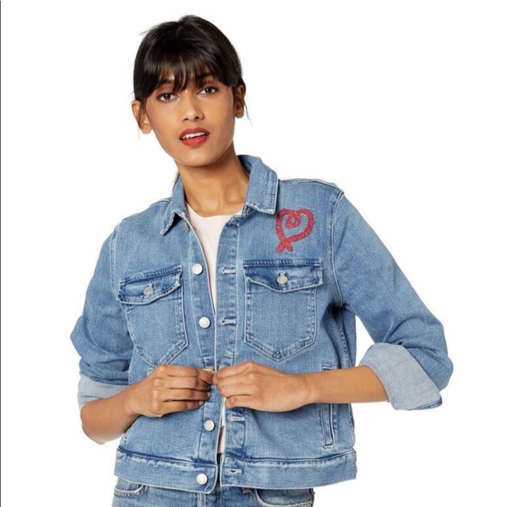 J. Crew Mercantile Cropped Denim Jacket